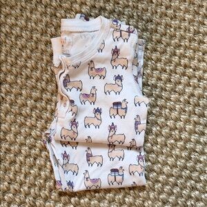 Roller Rabbit Kids Pajama Set in Llama - runs small!
